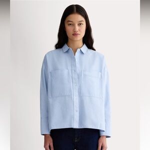 NWOT - Everlane - the Boxy Oxford - dry cleaned but never worn!